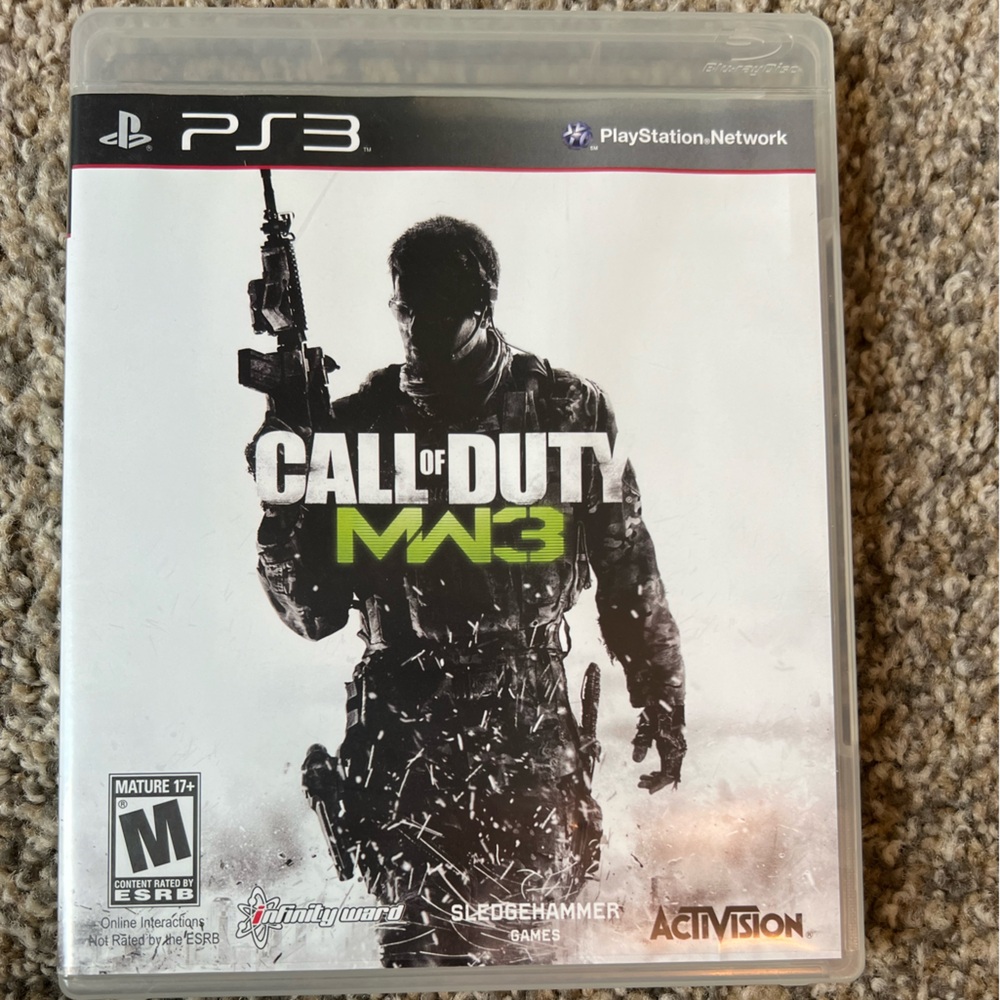 Playstation 3 PS3 Call of Duty Modern Warfare 3 MW3 Video‎ Game